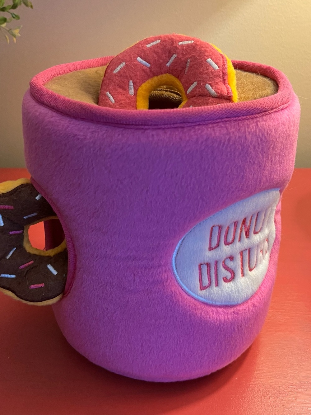 Interactive dog toy: Zippy Burrow® – Coffee and Donutz VG Condition